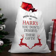Personalised Don't Deserve These Gifts
